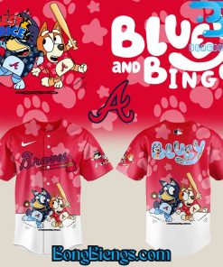 Atlanta Braves x Bluey and Bingo Baseball Jersey