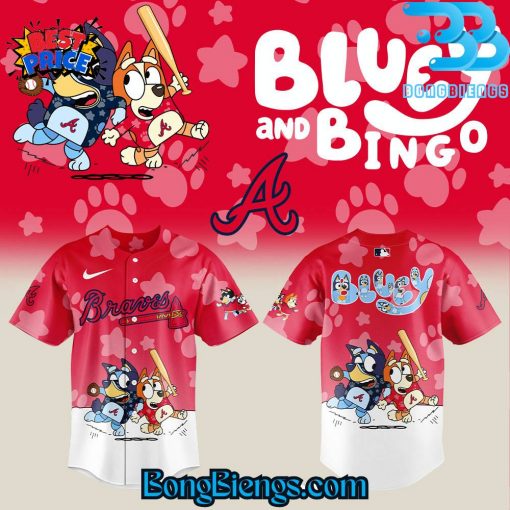 Atlanta Braves x Bluey and Bingo Baseball Jersey