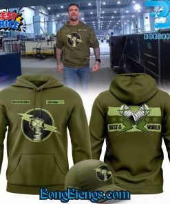 CM Punk Best In The World Forest Green Hoodie