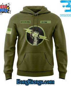 CM Punk Best In The World Forest Green Hoodie