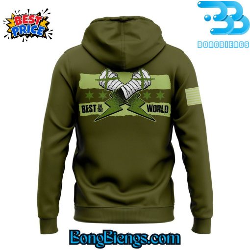 CM Punk Best In The World Forest Green Hoodie