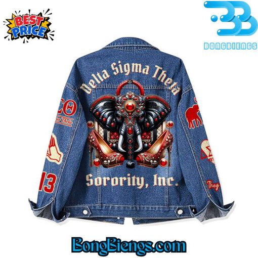 Delta Sigma Theta Denim Jacket