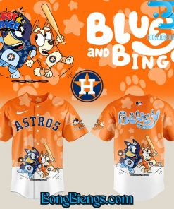 Houston Astros Bluey and Bingo Baseball Jersey