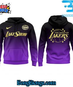 Los Angeles Lakers City Edition Purple Hoodie