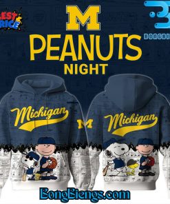 Michigan Wolverines x Peanuts Night Hoodie