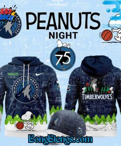 Minnesota Timberwolves 75th anniversary of peanuts Hoodie