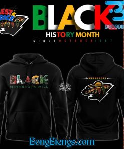 Minnesota Wild x Black History Month 2025 Limited Hoodie