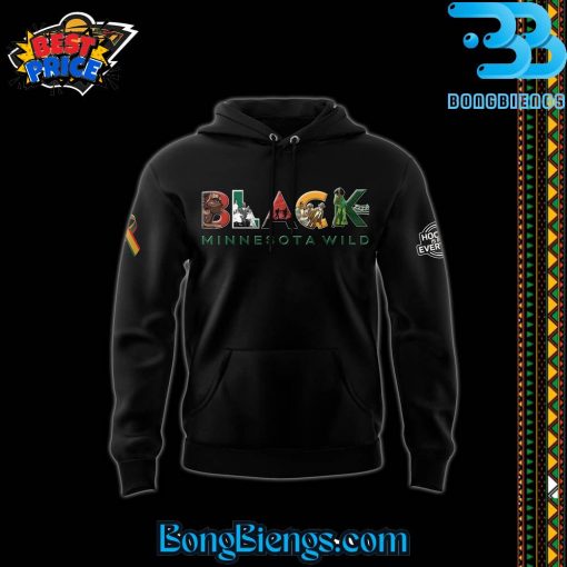 Minnesota Wild x Black History Month 2025 Limited Hoodie