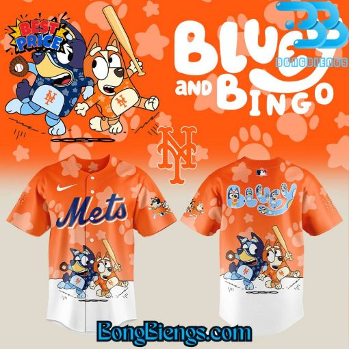 New York Mets x Bluey and Bingo Baseball Jersey