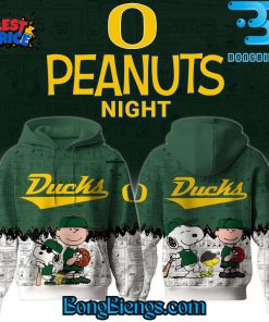 Oregon Ducks x Peanuts Night Hoodie