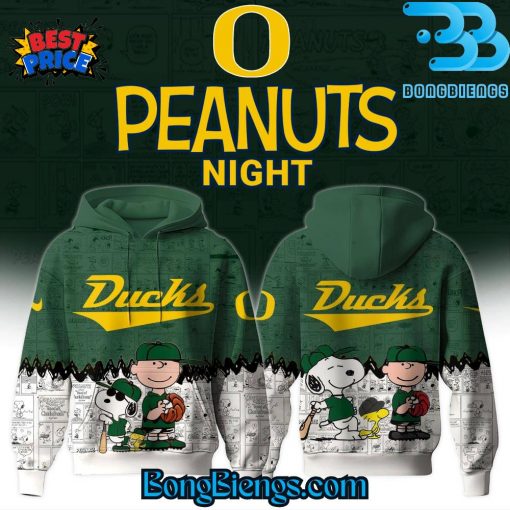 Oregon Ducks x Peanuts Night Hoodie