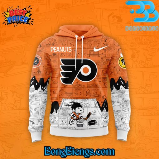 Philadelphia Flyers 75th Anniversary of Peanuts Hoodie