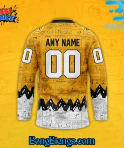 Pittsburgh Penguins 75th Anniversary of Peanuts Hockey Jersey