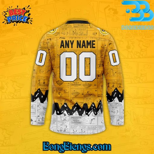 Pittsburgh Penguins 75th Anniversary of Peanuts Hockey Jersey