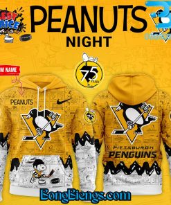 Pittsburgh Penguins 75th Anniversary of Peanuts Hoodie