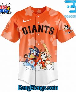 San Francisco Giants Bluey and Bingo Baseball Jersey