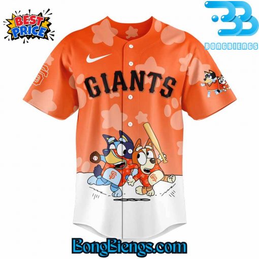 San Francisco Giants Bluey and Bingo Baseball Jersey