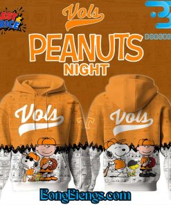 Tennessee Volunteers x Peanuts Night Hoodie