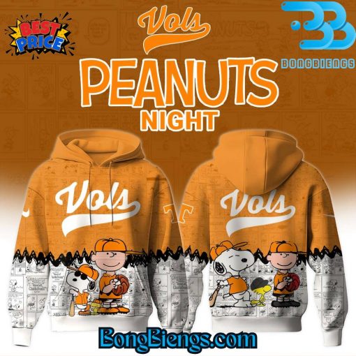 Tennessee Volunteers x Peanuts Night Hoodie