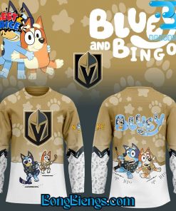 Vegas Golden Knights Bluey and Bingo Hockey Jersey