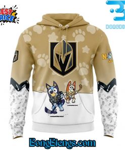 Vegas Golden Knights Bluey and Bingo Hoodie