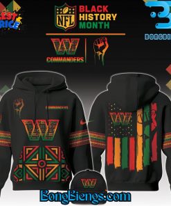 Washington Commanders NFL Black History Month Limited Edition Hoodie