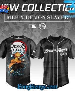 Agatsuma Zenitsu Demon Slayer x MLB Baseball Jersey