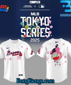 Atlanta Braves MLB World Tour Tokyo Series x Takashi Murakami Baseball Jersey