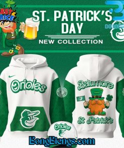 Baltimore Orioles MLB x St Patricks Day Limited Edition Hoodie