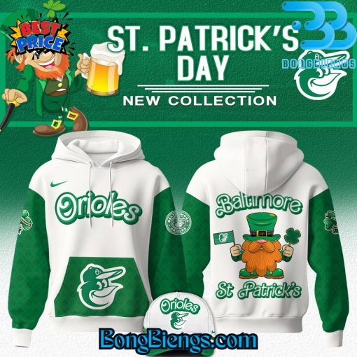 Baltimore Orioles MLB x St. Patrick’s Day Limited Edition Hoodie