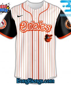 Baltimore Orioles x Hello Kitty Special Edition Game Night Baseball Jersey