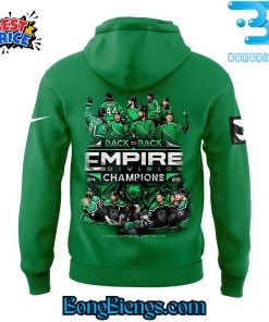 Binghamton Black Bears Empire Division Champions 2025 Green Hoodie