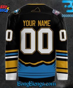 Bobcats Blue Ridge New 2425 Jersey Black Hockey Jersey