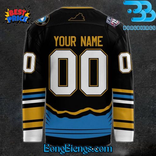 Bobcats Blue Ridge New 24-25 Jersey Black Hockey Jersey