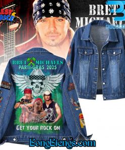 Bret Michaels Parti-Gras 2025 Get Your Rock On Denim Jacket