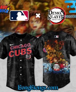 Chicago Cubs X DEMON SLAYER Limited 2025 Comic Style Baseball Jersey