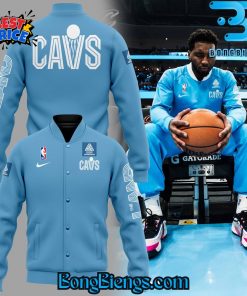 Cleveland Cavaliers Gallery Blue Blake Special Edition Baseball Jacket