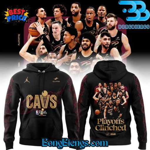 Cleveland Cavaliers NBA PlayOffs Clinched 2025 Hoodie