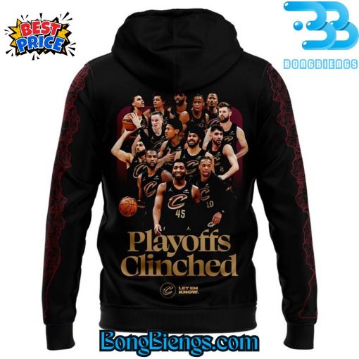 Cleveland Cavaliers NBA PlayOffs Clinched 2025 Hoodie