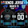 Bobcats Blue Ridge New 24-25 Jersey Black Hockey Jersey