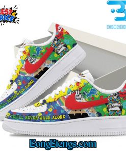 Detroit Lions Autism Awareness Youll Never Walk Alone Air Force 1 Sneaker