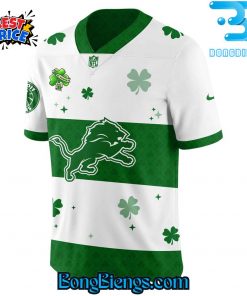 Detroit Lions Lucky Green St. Patrick’s Day Football Jersey