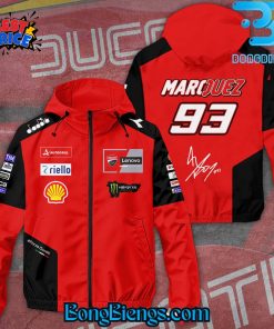 Ducati Lenovo Team x Marc Marquez Windbreaker Outdoor Jacket