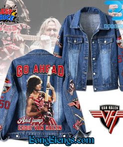 Eddie Van Halen Go Ahead And Jump Denim Jacket