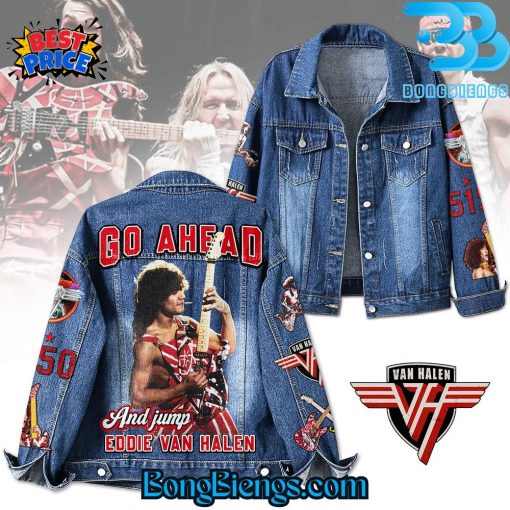 Eddie Van Halen Go Ahead And Jump Denim Jacket