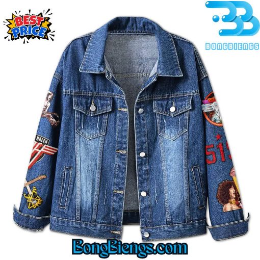 Eddie Van Halen Go Ahead And Jump Denim Jacket