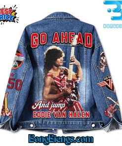 Eddie Van Halen Go Ahead And Jump Denim Jacket