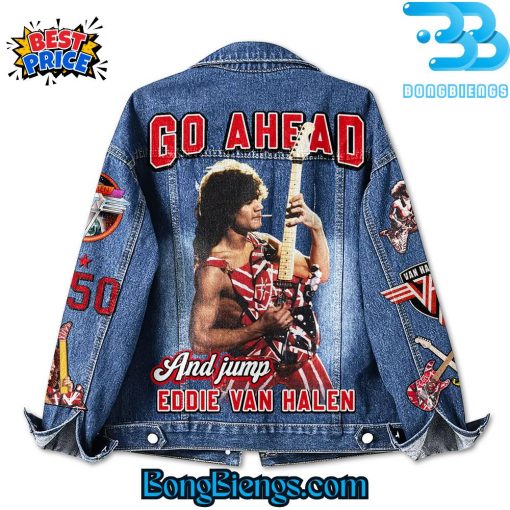 Eddie Van Halen Go Ahead And Jump Denim Jacket