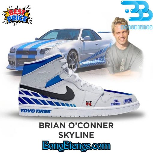 Fast And Furious Brian O’conner X Skyline Air Jordan 1 Sneaker