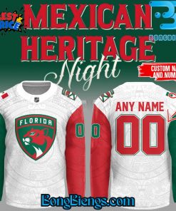 Florida Panthers x Mexican Heritage Night 2025 Custom Hockey Jersey